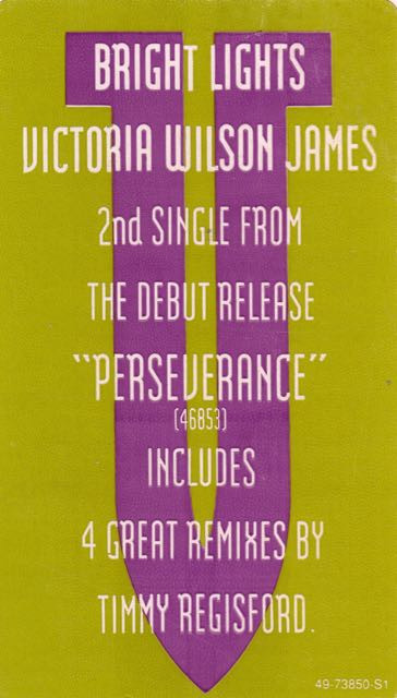 Victoria Wilson-James - Bright Lights | Epic (49 73850) Victoria Wilson-James - Bright Lights | Epic (49 73850)