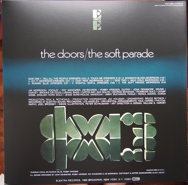 The Doors - The Soft Parade | Elektra (8122-79864-9) - 2