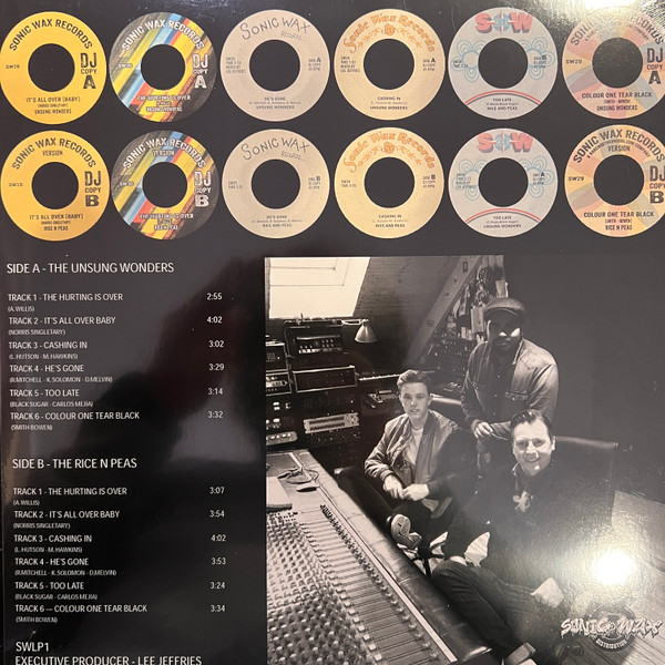 Unsung Wonders / Rice N Peas - The Unsung Wonders & The Rice N Peas | Sonic Wax Records (SWLP1) - 3 Unsung Wonders / Rice N Peas - The Unsung Wonders & The Rice N Peas | Sonic Wax Records (SWLP1) - 3