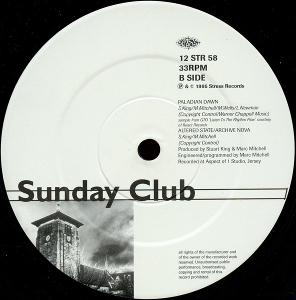 Sunday Club - Paladian Dawn | Stress Records (12 STR 58) - 4