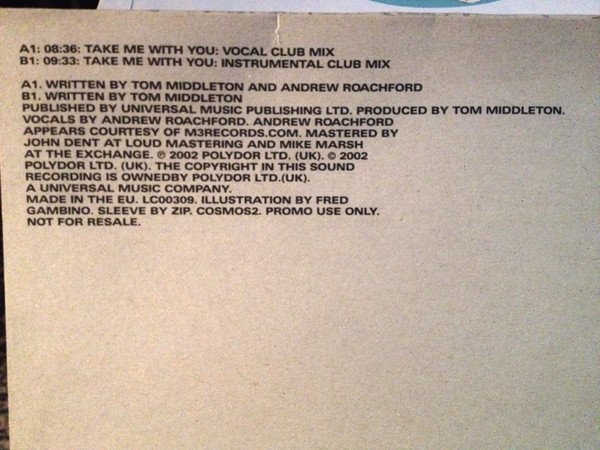 Cosmos - Take Me With You | Polydor (COSMOS2) - 2