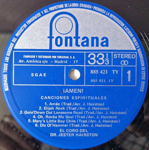 Jester Hairston - Amen | Fontana (885 421 TY) - 3
