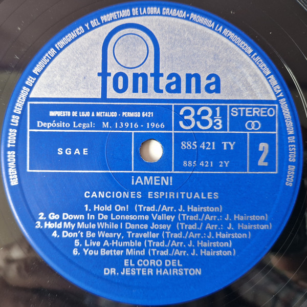 Jester Hairston - Amen | Fontana (885 421 TY) - 4