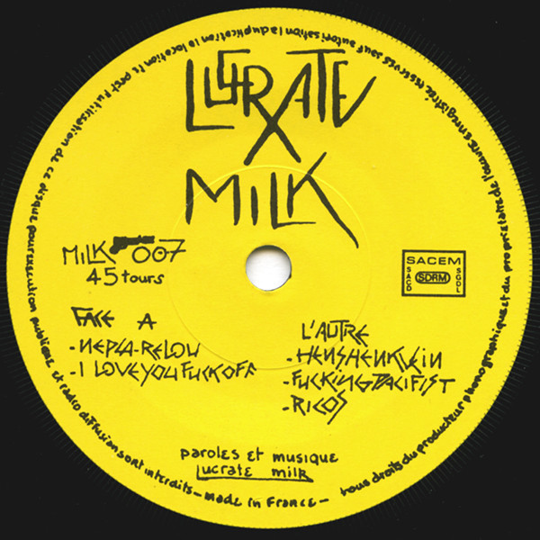 Lucrate Milk - Nepla Relou | Not On Label (Lucrate Milk Self-released) (MILK 007) - 2