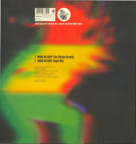 Monkey Mafia Featuring Patra - Work Mi Body | Heavenly (HVN 5312) - 2