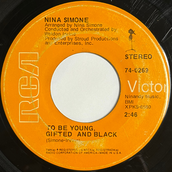 Nina Simone - To Be Young, Gifted, And Black | RCA Victor (74-0269) - main