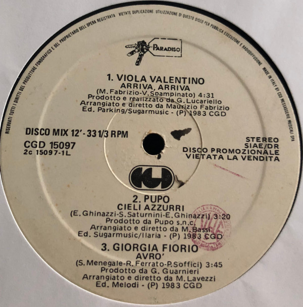 Various - Disco Promozionale | CGD (CGD 15097)
