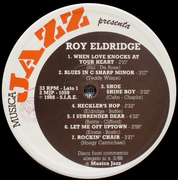 Roy Eldridge - Roy Eldridge | Musica Jazz (2MJP 1059) - 3