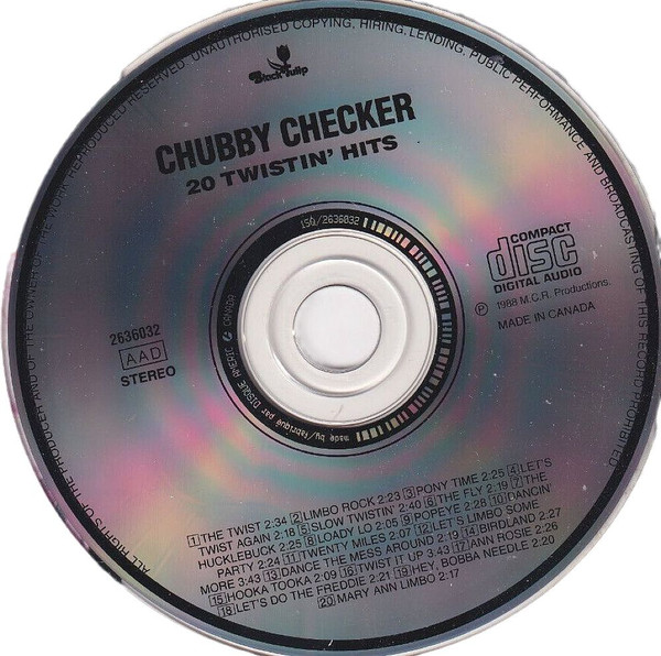 Chubby Checker - 20 Twistin' Hits | Black Tulip (2636032) - 3