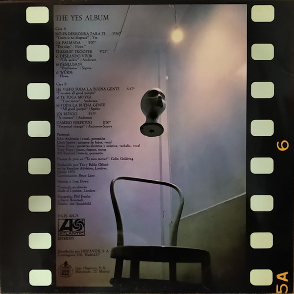 Yes - The Yes Album | Atlantic (HATS 421-71) - 2