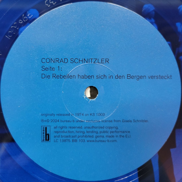 Conrad Schnitzler - Blau | Bureau B (BB 103) - 3