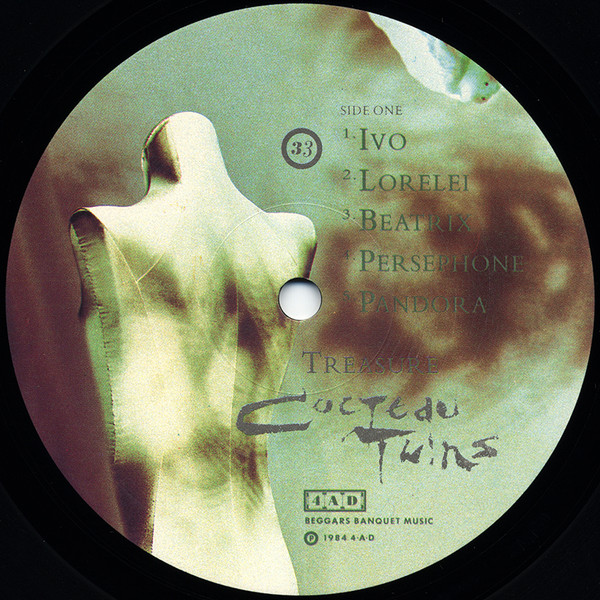 Cocteau Twins - Treasure | 4AD (CAD 412) - 3