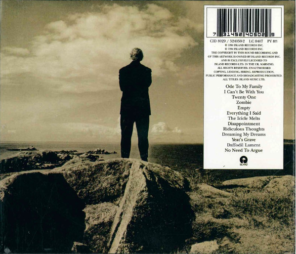 The Cranberries - No Need To Argue | Island Records (CID 8029) - 2