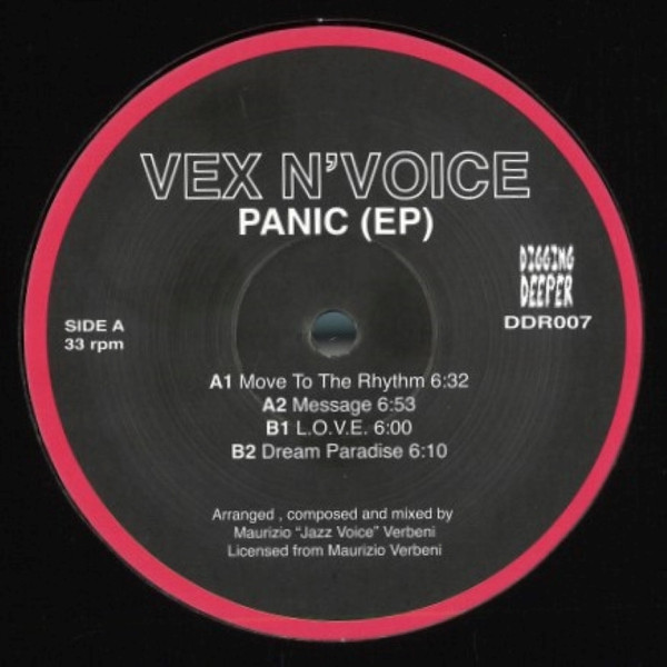 Vex N' Voice - Panic (EP) | Digging Deeper Music (DDR007)