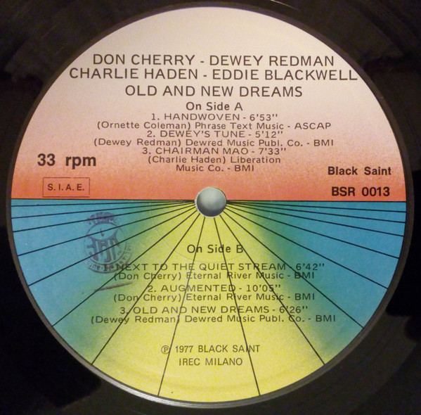 Don Cherry , Dewey Redman , Charlie Haden , Ed Blackwell - Old And New Dreams | Black Saint (BSR 0013) - 4