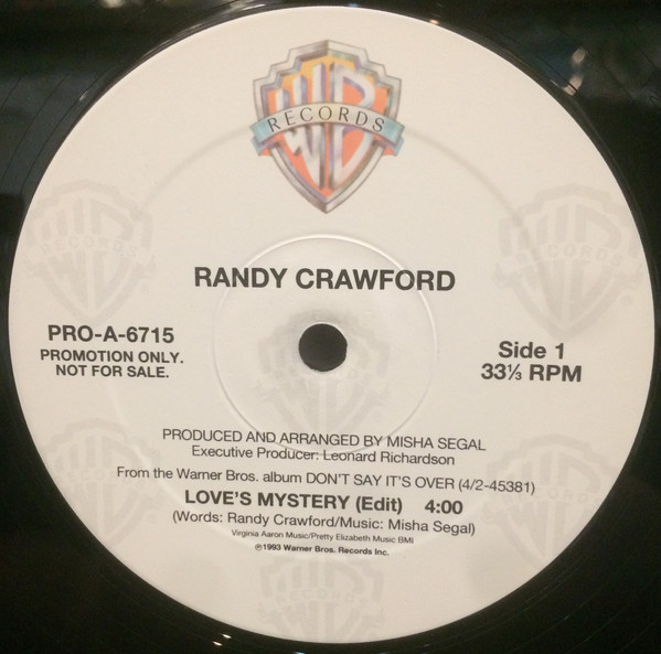 Randy Crawford - Love's Mystery | Warner Bros. Records (PRO-A-6715)