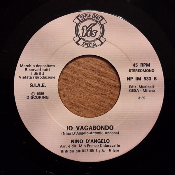 Nino D'Angelo - Vai | Vis Radio (NP IM 933) - 4