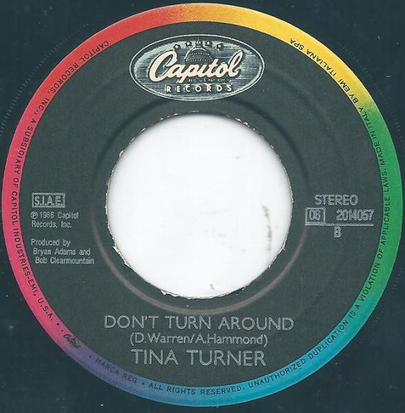 Tina Turner - Typical Male | Capitol Records (06 2014057) - 3 Tina Turner - Typical Male | Capitol Records (06 2014057) - 3
