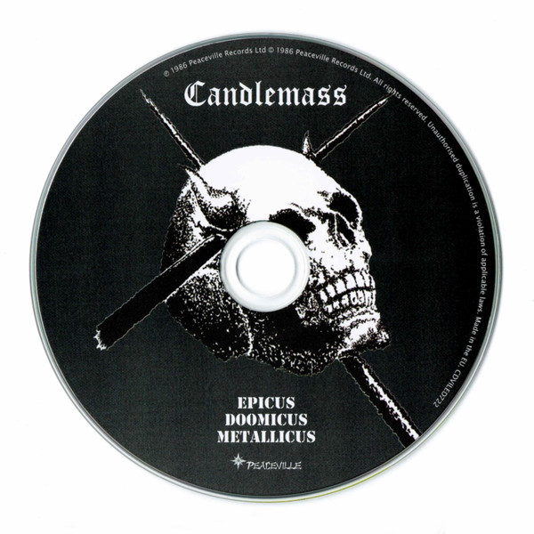 Candlemass - Epicus Doomicus Metallicus | Peaceville (CDVILED722) - 3