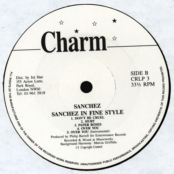 Sanchez - In Fine Style | Charm (CRLP 3) - 4