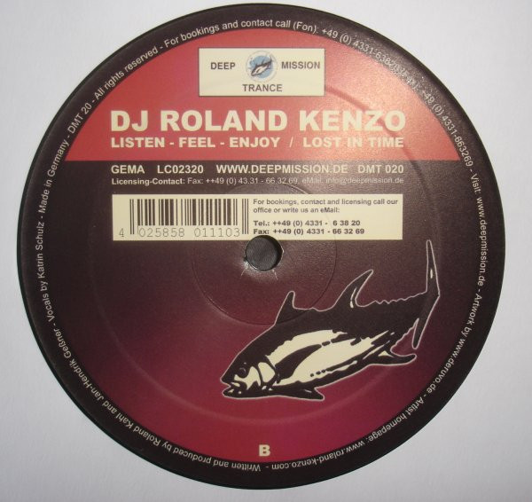 DJ Roland Kenzo - Listen - Feel - Enjoy / Lost In Time | Deep Mission Trance (DMT 020) - 2