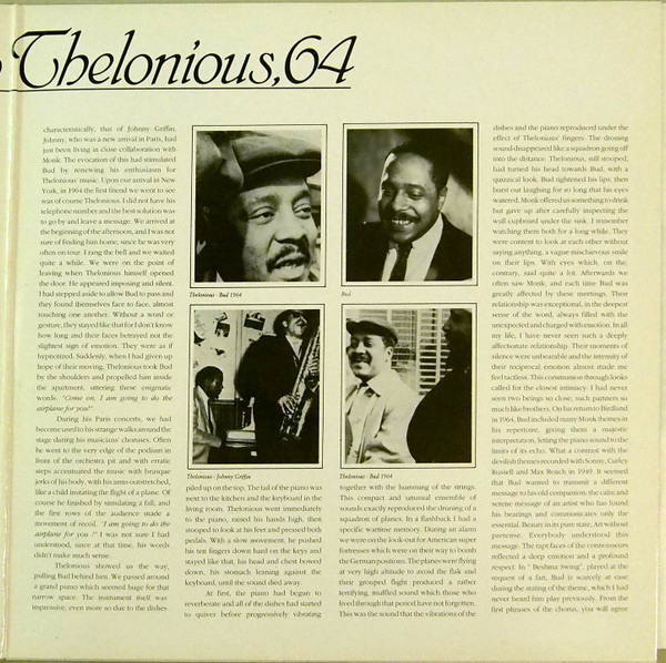 Bud Powell - Tribute To Thelonious, 64 | Mythic Sound (MS 6007-1) - 4