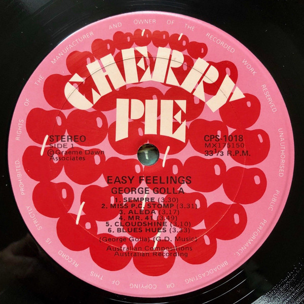 George Golla - Easy Feelings | Cherry Pie (CPS 1018) - 3