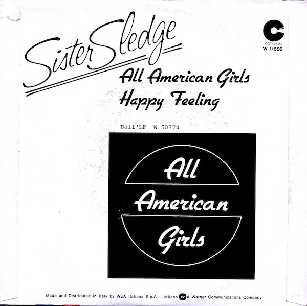 Sister Sledge - All American Girls | Cotillion (W 11656) - 2