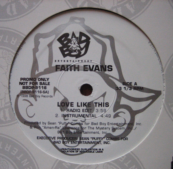Faith Evans - Love Like This | Bad Boy Entertainment (BBDP-9116) - main