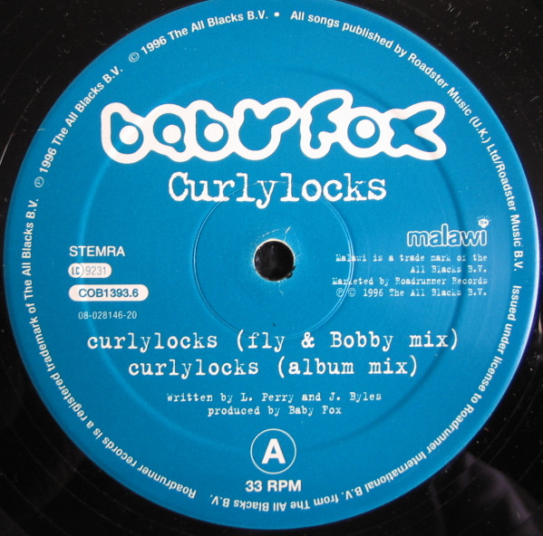 Baby Fox - Curly Locks | Malawi Records (COB 1393-6) - main Baby Fox - Curly Locks | Malawi Records (COB 1393-6) - main