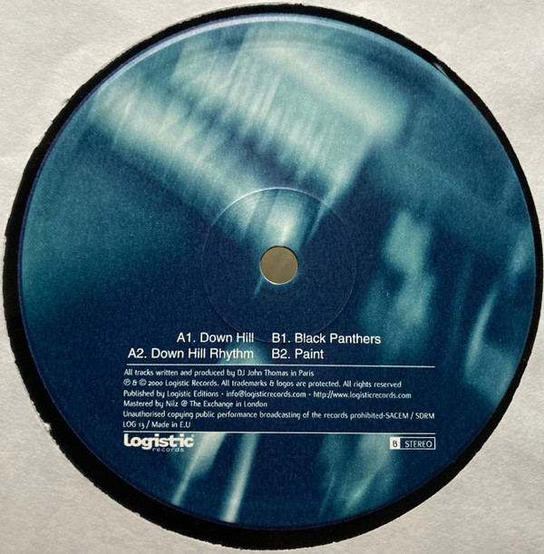 John Thomas - Pleasure | Logistic Records (LOG 13) - 2