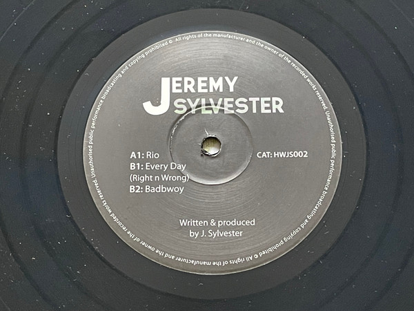 3-Play / Sly - Rio / Every Day (Right N Wrong) / Badbwoy | Jeremy Sylvester Records (HWJS002)