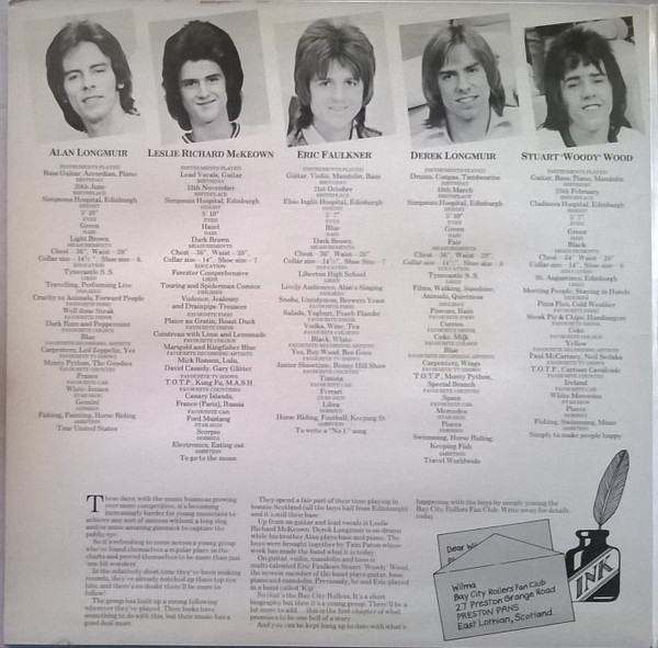 Bay City Rollers - Rollin' | Bell Records (BELLS 244) - 2