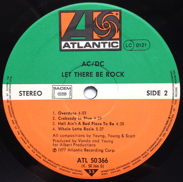 AC/DC - Let There Be Rock | Atlantic (50 366) - 4