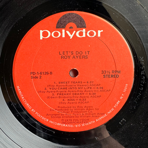 Roy Ayers - Let's Do It | Polydor (PD-1-6126) - 4
