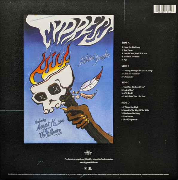 Cypress Hill - Live At The Fillmore (2LP - RSD2025 - Limited Edition) [Vinyl] | Columbia (19802830551) - 2