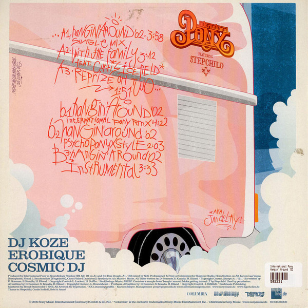 International Pony Featuring Stepchild - Hangin' Around '02 | Columbia (COL 673345 6) - 2