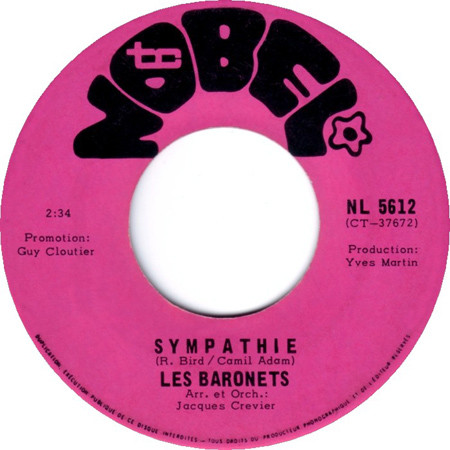 Les Baronets - Sympathie / Bon Matin Ma Rose | Nobel (NL 5612)