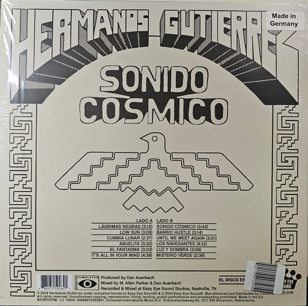 Hermanos Gutiérrez - Sonido Cósmico | Easy Eye Sound (EES-036) - 2 Hermanos Gutiérrez - Sonido Cósmico | Easy Eye Sound (EES-036) - 2