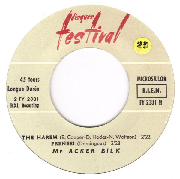 Acker Bilk - Coffee And Ackercake | Disques Festival (FY 2381 M) - 4