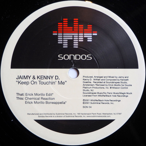 Jaimy & Kenny D. - Keep On Touchin' Me | Sondos (SON 04) - 2
