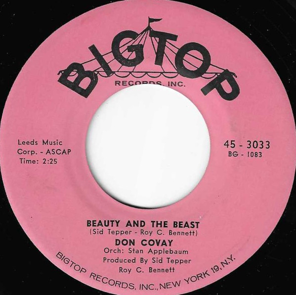 Don Covay - Beauty And The Beast | Bigtop (45-3033) - main