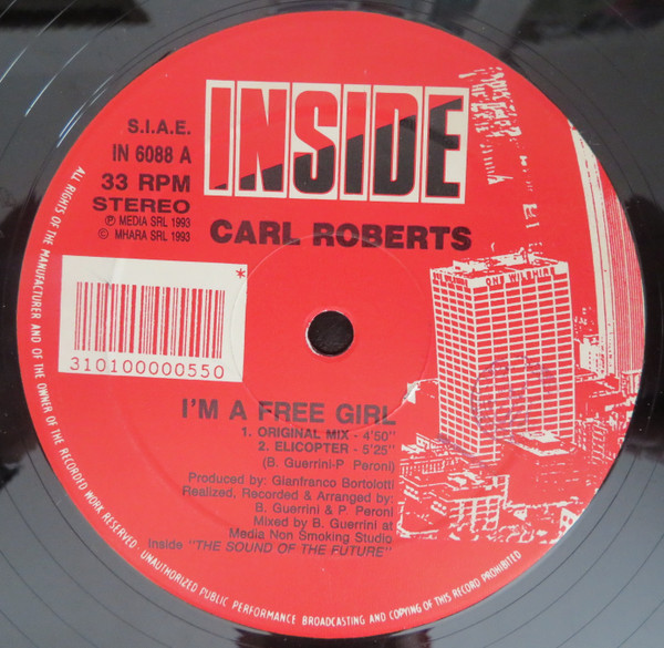 Carl Roberts - I'm A Free Girl | Inside (IN 6088)