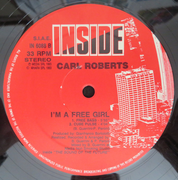 Carl Roberts - I'm A Free Girl | Inside (IN 6088) - 2