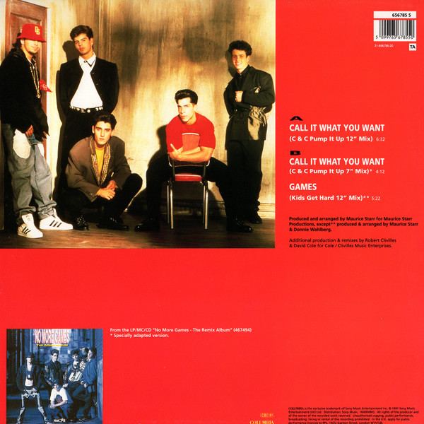 New Kids On The Block - Call It What You Want | Columbia (656785 5) - 2