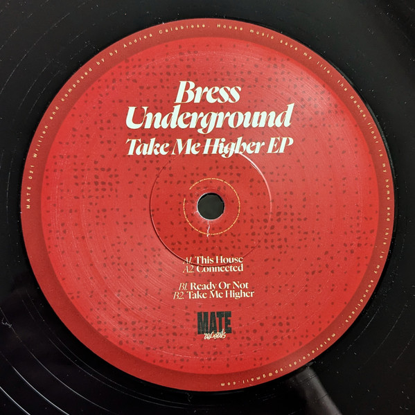 Bress Underground - Take Me Higher EP | Mate (MATE021) - main