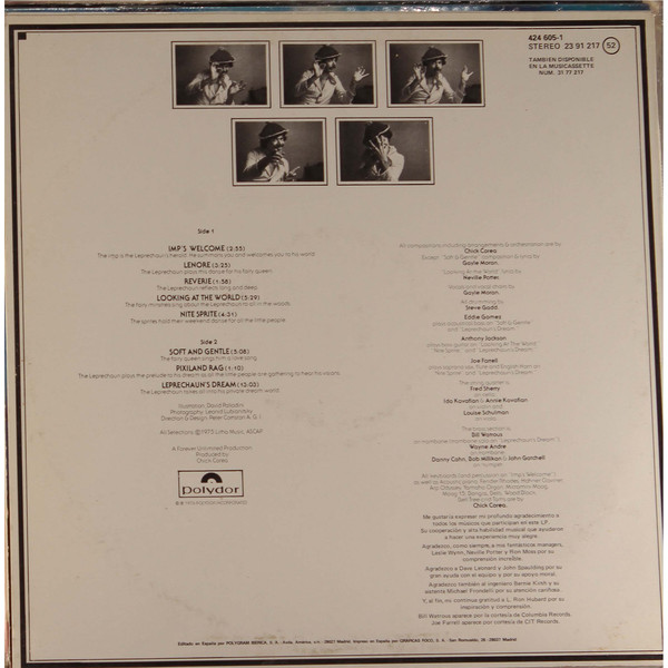 Chick Corea - The Leprechaun | Polydor (424 605-1) - 2