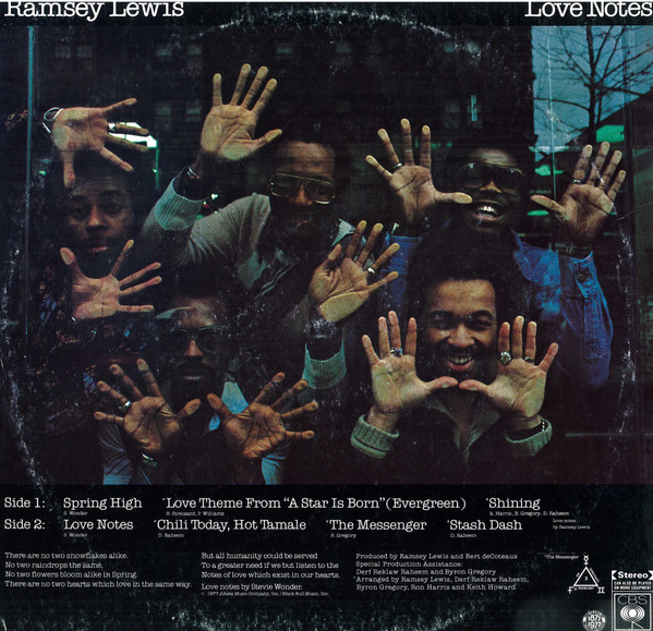 Ramsey Lewis - Love Notes | CBS (SBP 234988) - 2