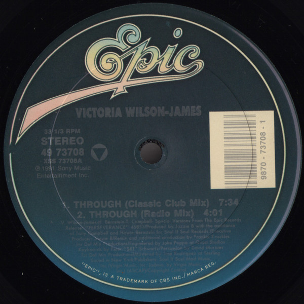 Victoria Wilson-James - Through | Epic (49 73708) Victoria Wilson-James - Through | Epic (49 73708)
