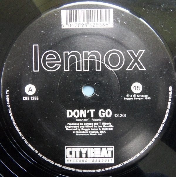 Lennox - Don't Go | City Beat (CBE 1255)